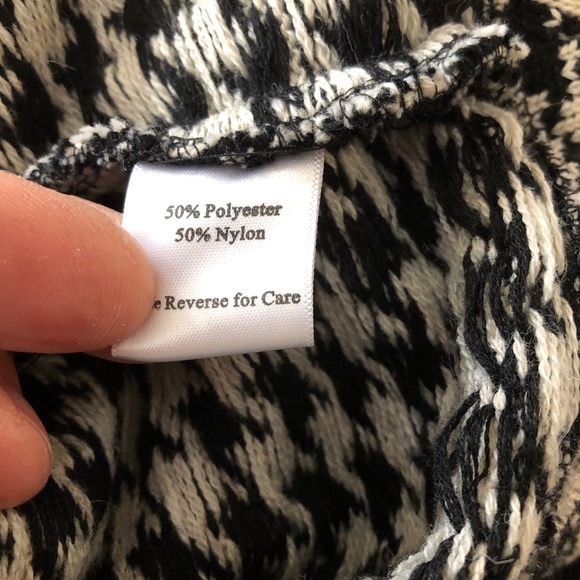 LUCIANO DANTE houndstooth double front zip knit - Picture 7 of 8